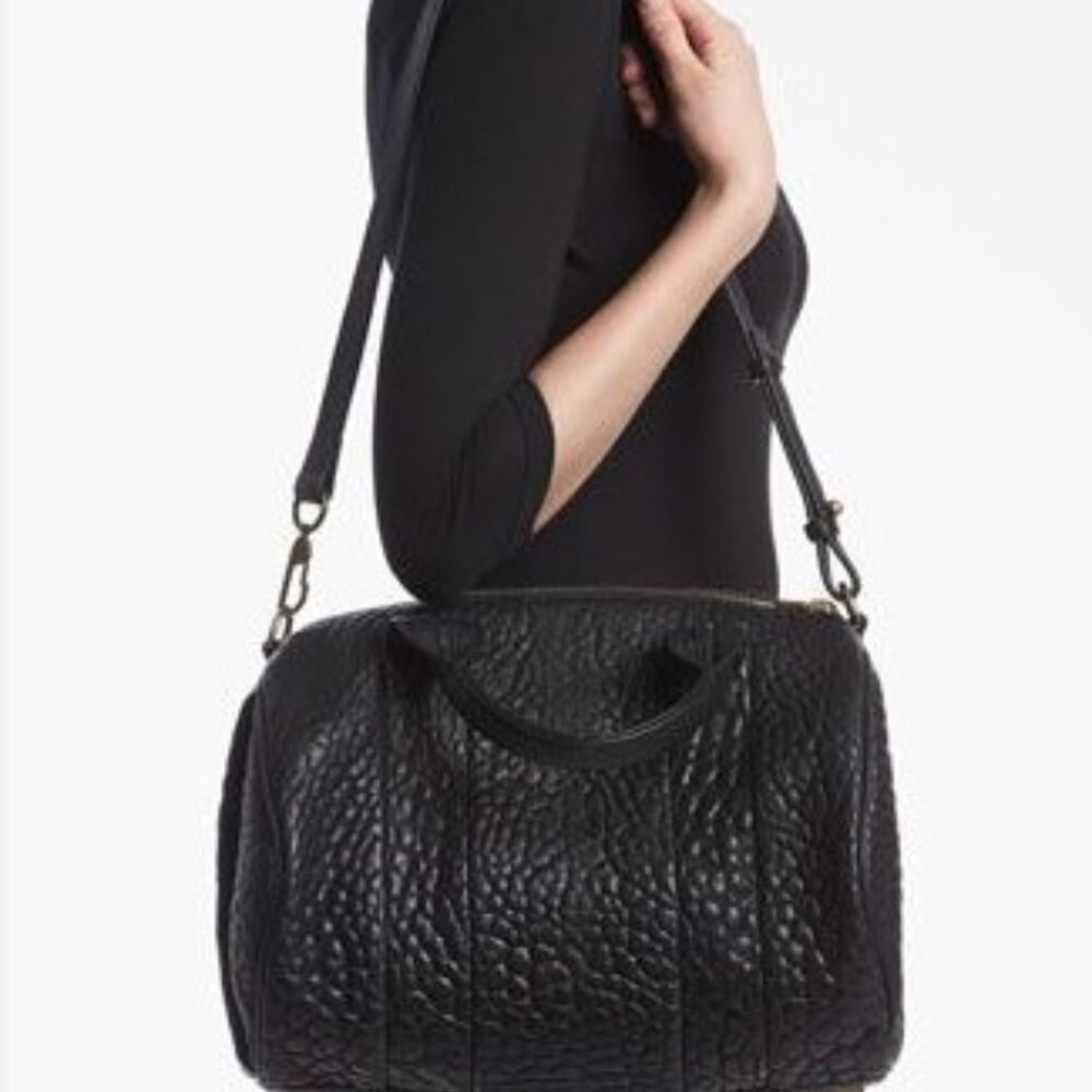 Authentic Alexander Wang Rocco Duffle Bag Black with Original Hardware - Medium - Picture 3 of 14